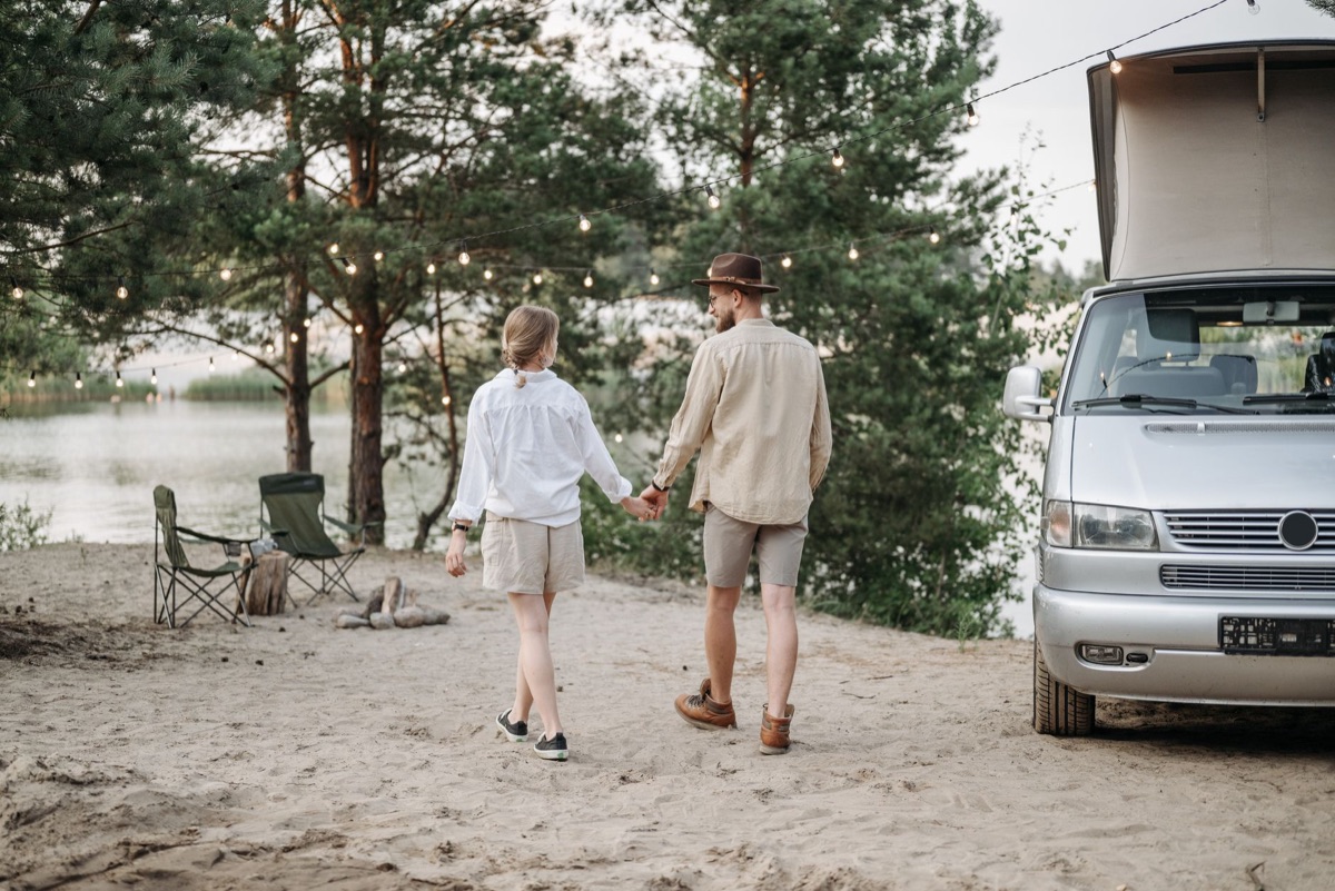 Neuseeland Camper Van Außenansicht