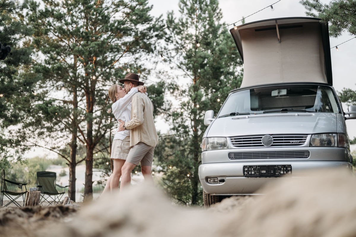 Campervan exterior in New Zealand