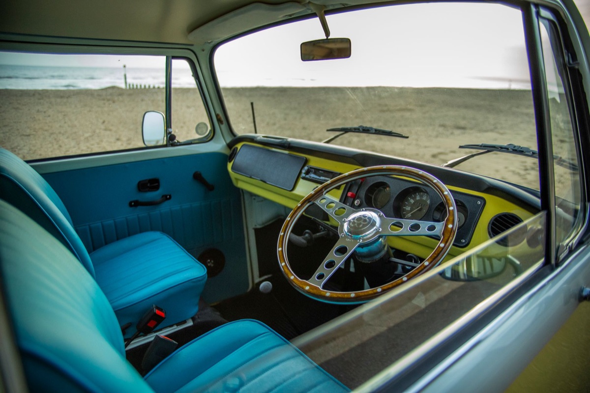 Campervan interior in New Zealand