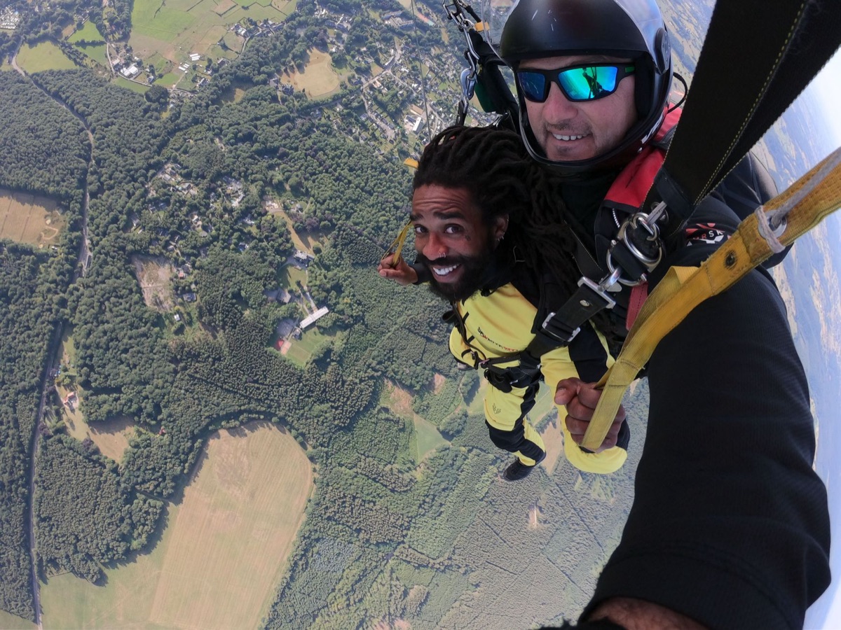 Équipement de saut en parapente