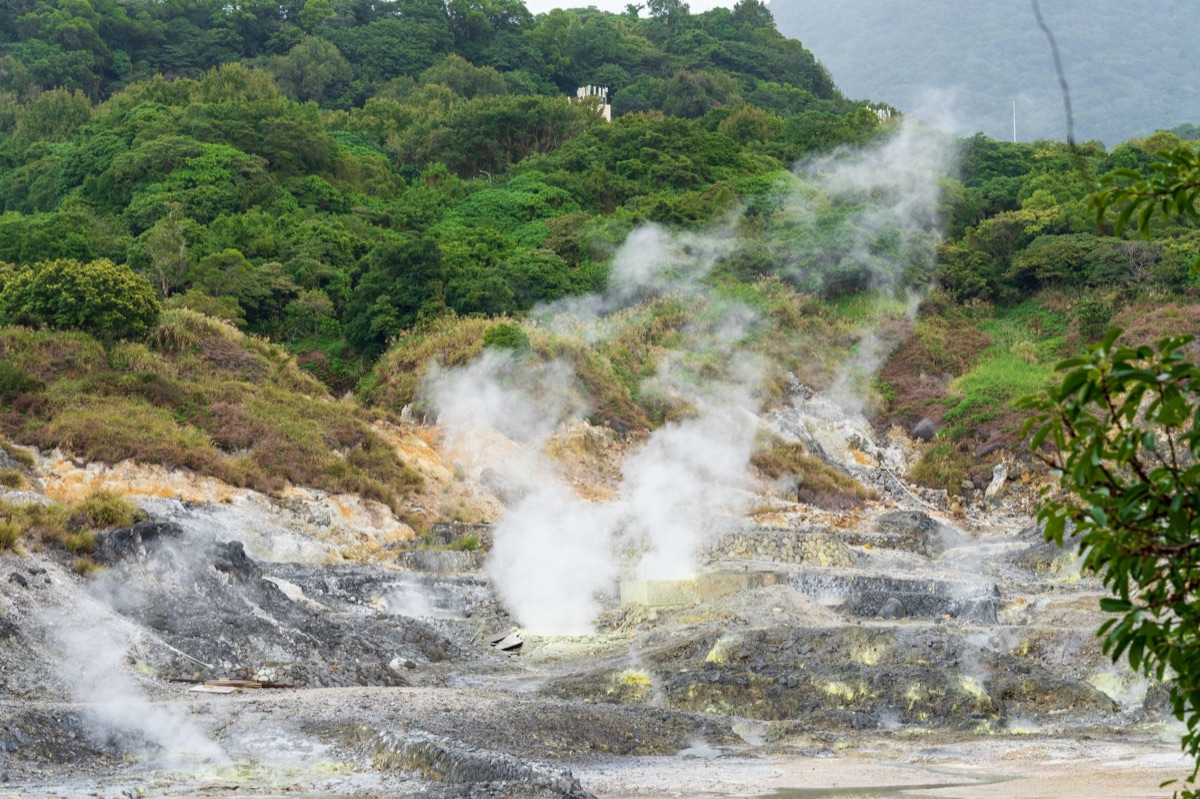 Geothermal activity in North Island