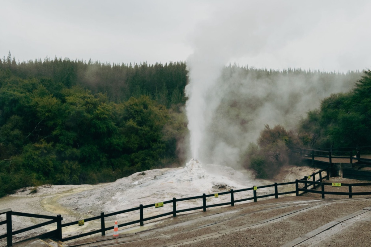 fumarola en nueva zelanda