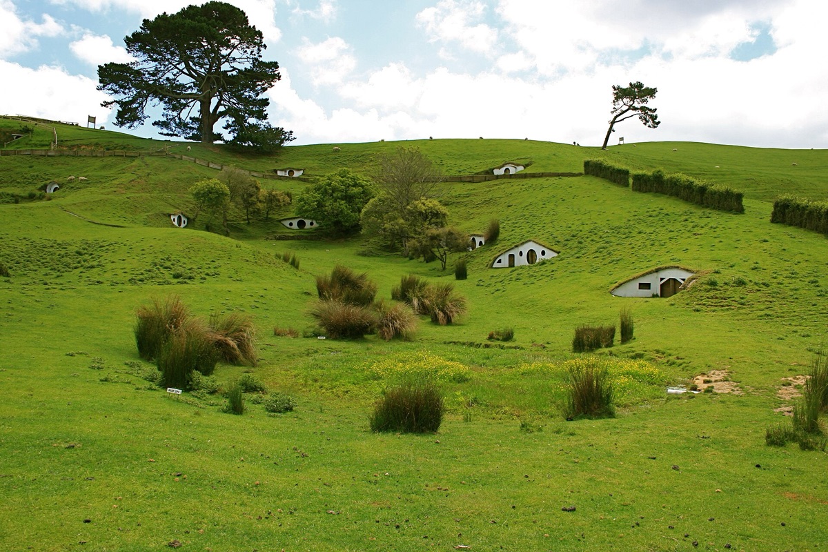 Hobbiton filming set