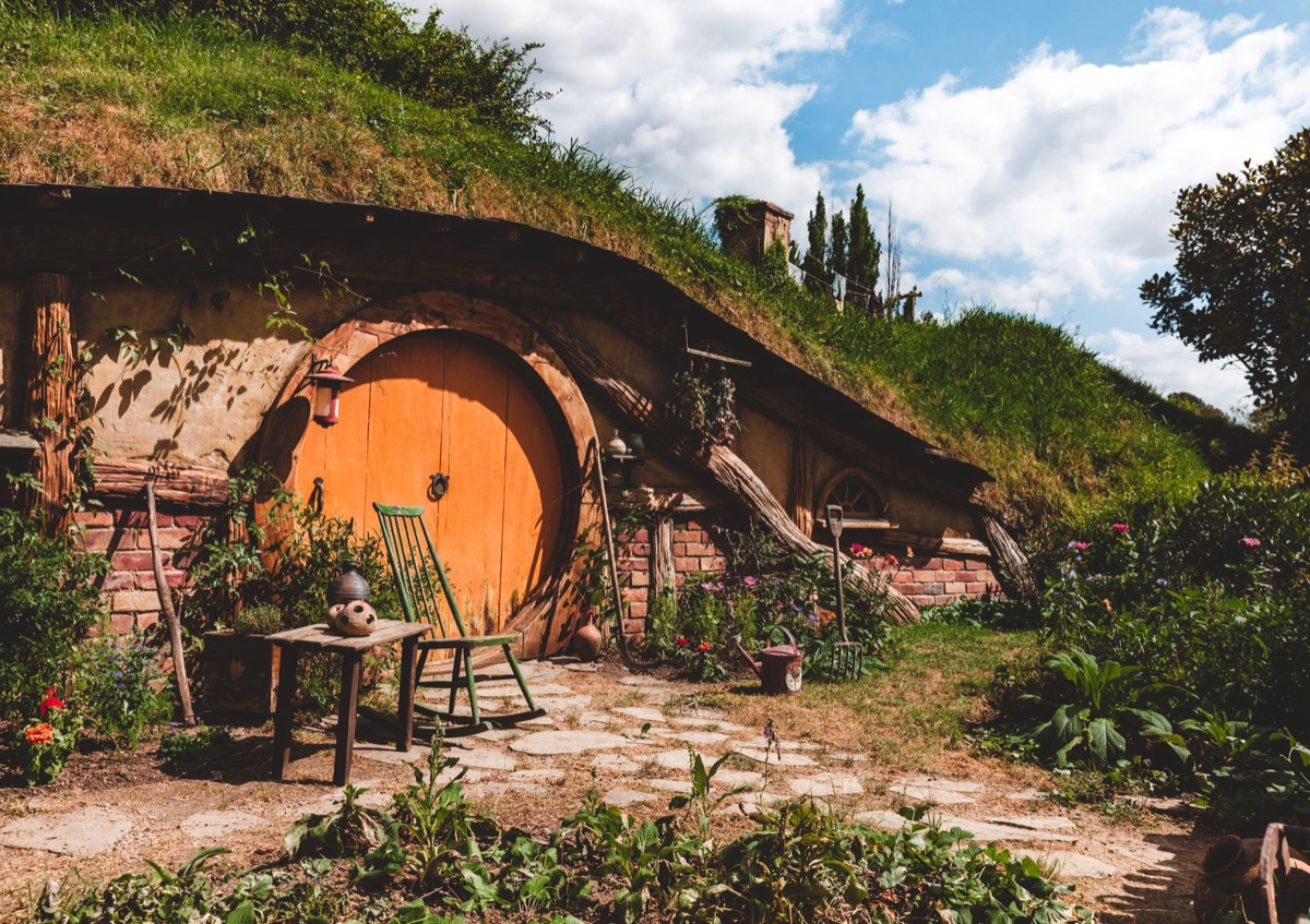 guia de tour em hobbiton