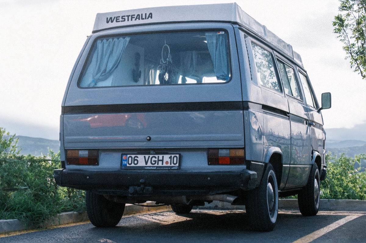 Wegbordjes voor camper van rijden Nieuwzeeland