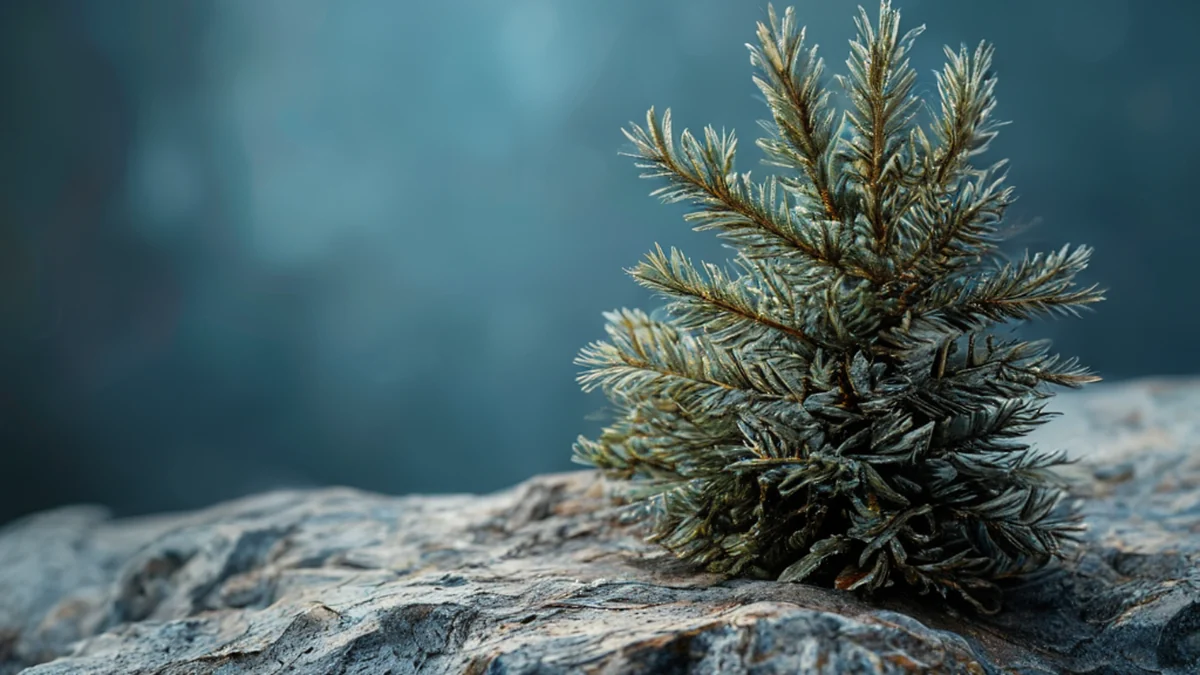 Tundra-Spruce-Stake: Ein Holzstake, der in tundra-Environmenten zur Markierung oder Festigung verwendet wird.