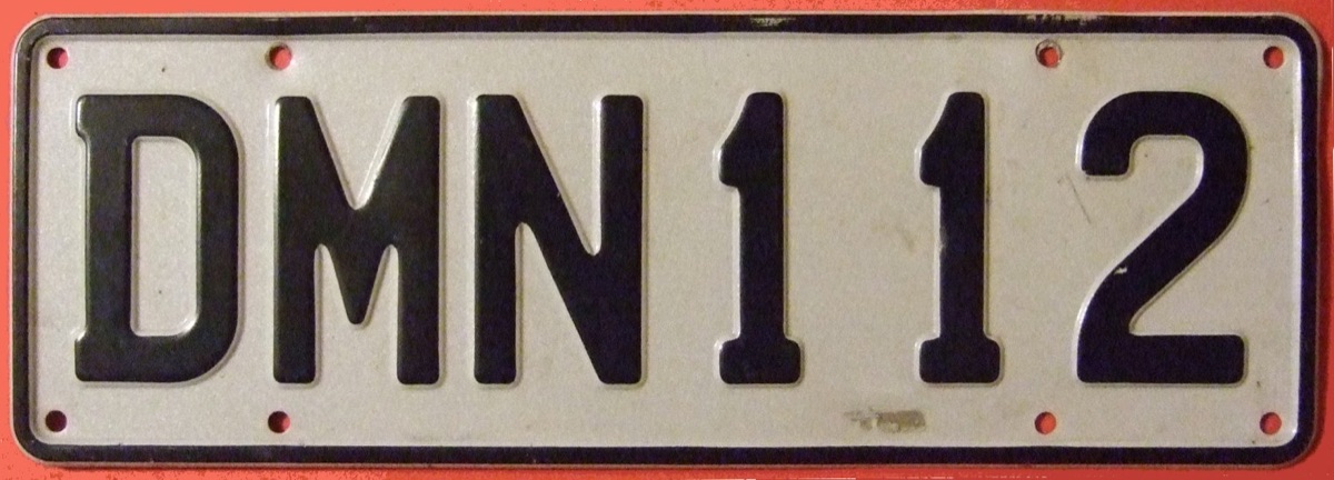 placa de licença para veículo em Nova Zelândia