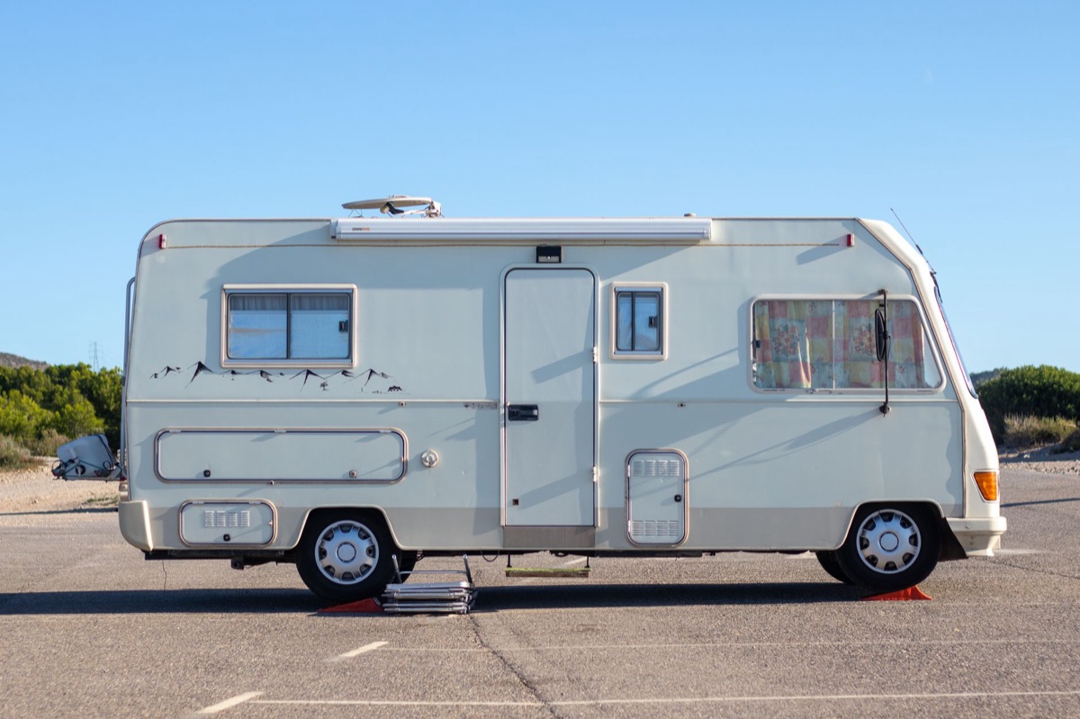 camping van and recreational van side by side