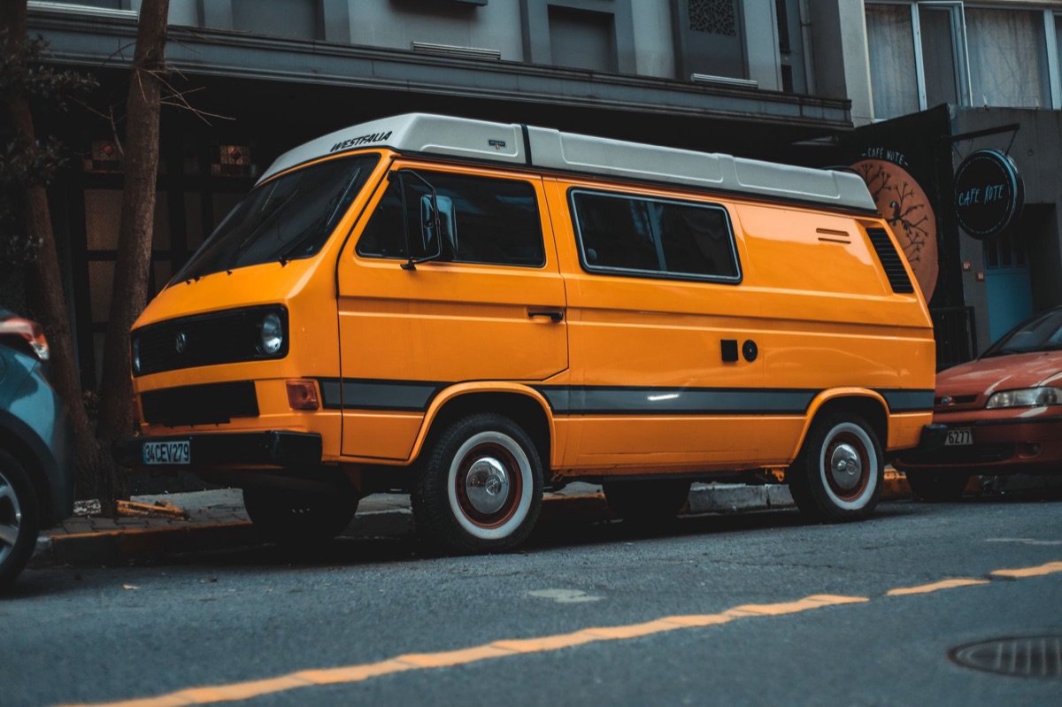 camper van and recreational van side by side